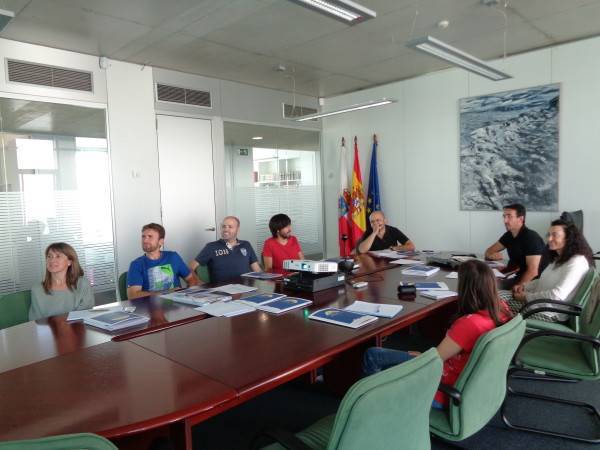 Reunión con miembros de la DG del Medio Natural del  Gobierno de Cantabria