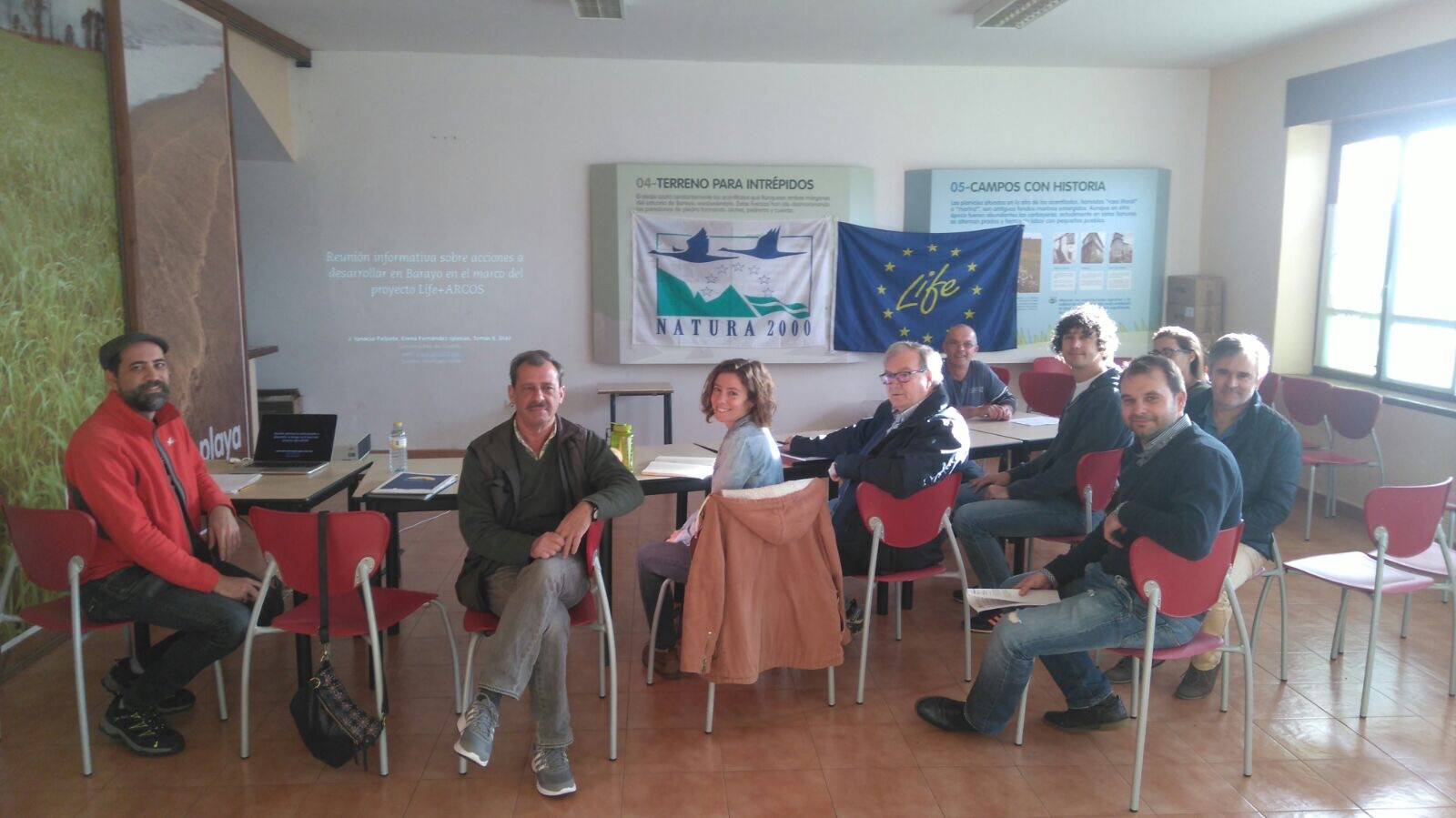 Life+ARCOS discuss the planned actions for restoring Barayo with Municipal representatives from Navia and Valdés and with the NGO Asociación de Amigos de Barayo