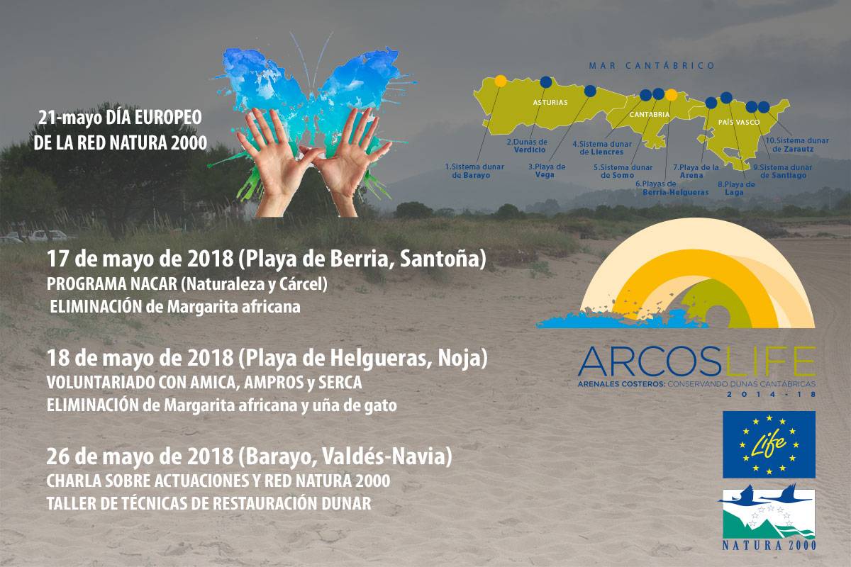 Life+ARCOS celebrates the Natura 2000 day. Join us!
